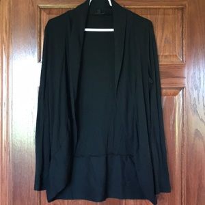 Express classic black open front cardigan